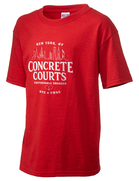 Concrete Courts NYC Pickleball Youth T-Shirt | Swagsta