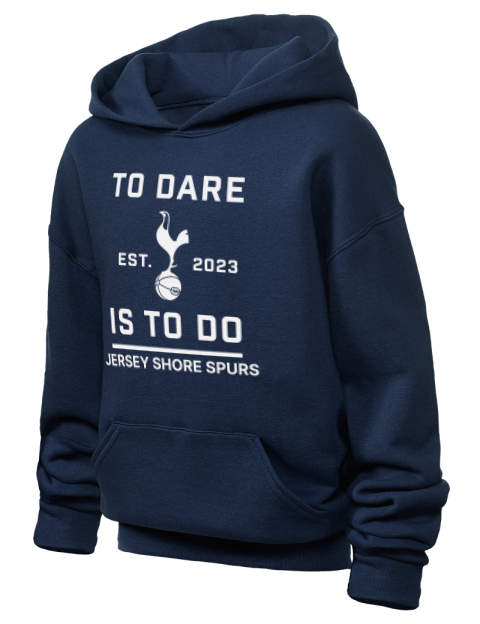 To Dare Is To Do Jersey Shore Spurs Youth Hooded Sweatshirt | Swagsta