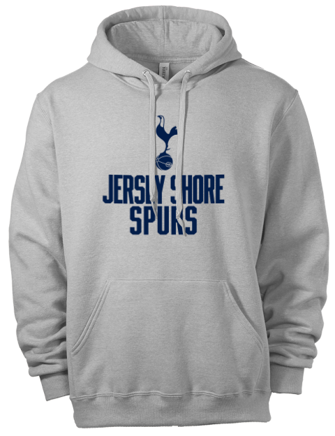Stacked Jersey Shore Spurs Eco Premium Unisex Hooded Sweatshirt | Swagsta