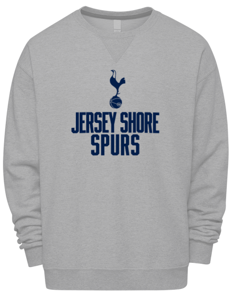 Stacked Jersey Shore Spurs Premium Unisex Crewneck Sweatshirt | Swagsta