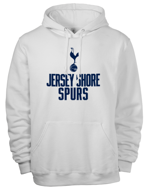 Stacked Jersey Shore Spurs Eco Premium Unisex Hooded Sweatshirt | Swagsta