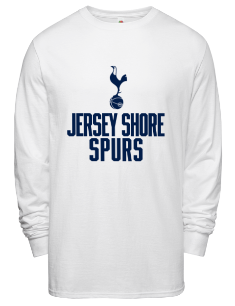 Stacked Jersey Shore Spurs Men's Long-Sleeve T-Shirt | Swagsta