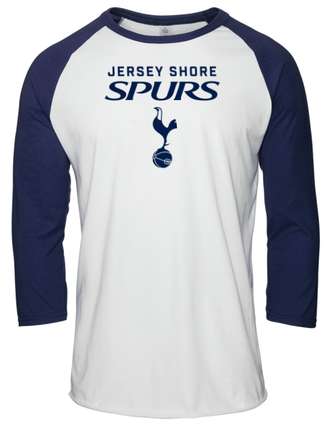 Classic Edition Jersey Shore Spurs Unisex Premium Three-Quarter Raglan T-Shirt | Swagsta