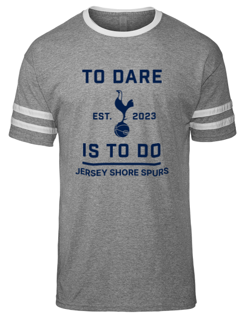 To Dare Jersey Shore Spurs Men's Tri-Blend T-Shirt | Swagsta