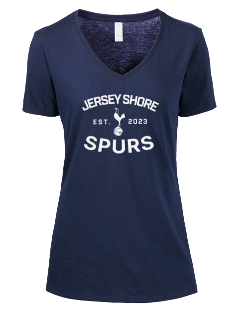 COYS Jersey Shore Spurs Premium Ladies V-Neck T-Shirt | Swagsta