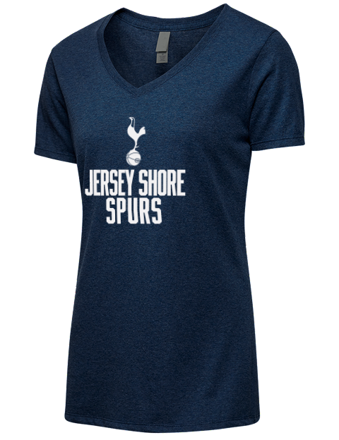Full Stack Jersey Shore Spurs Premium Ladies V-Neck T-Shirt | Swagsta