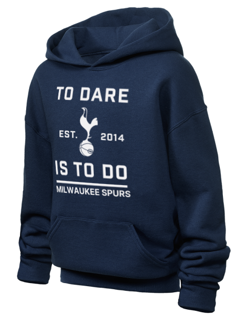 To Dare Is To Do Milwaukee Spurs Youth Hooded Sweatshirt | Swagsta