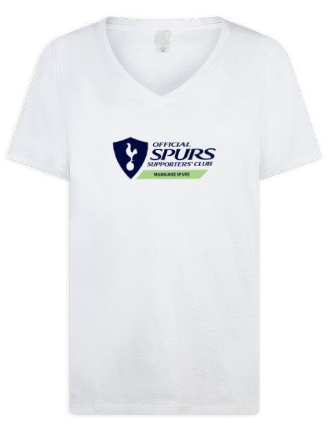 Official Milwaukee Spurs Premium Ladies V-Neck T-Shirt | Swagsta