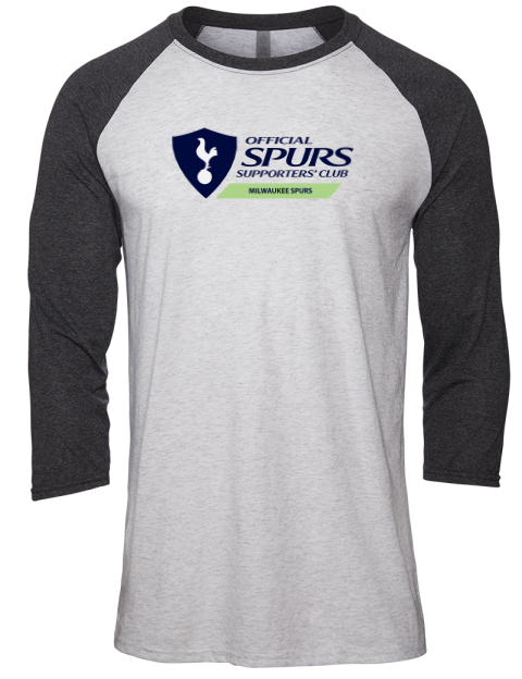 Official Milwaukee Spurs Unisex Premium Three-Quarter Raglan T-Shirt | Swagsta