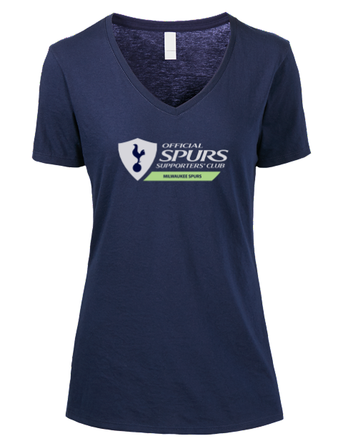 Official Edition Milwaukee Spurs Premium Ladies V-Neck T-Shirt | Swagsta