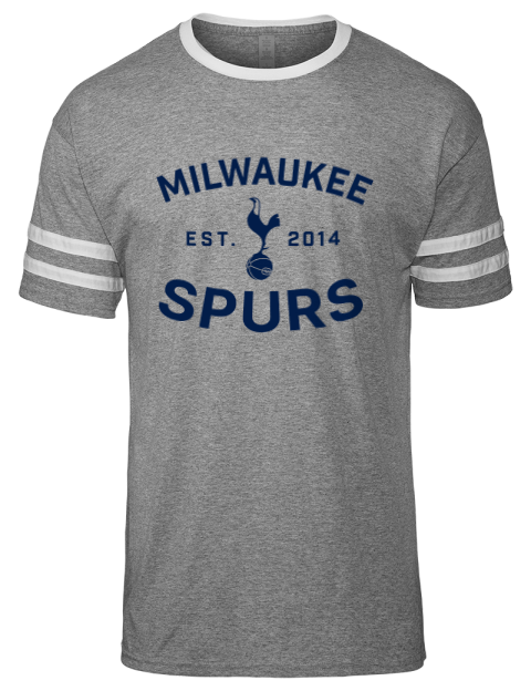 Fan Wear Milwaukee Spurs Men's Tri-Blend T-Shirt | Swagsta