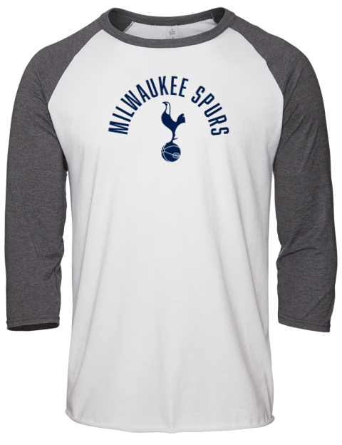 Classic Milwaukee Spurs Unisex Premium Three-Quarter Raglan T-Shirt | Swagsta