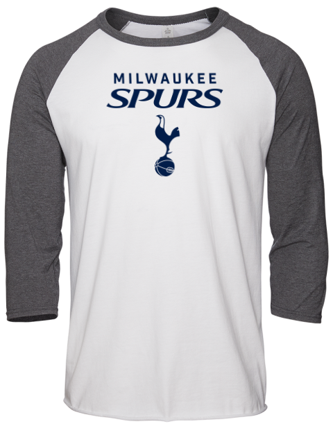 Classic Edition Milwaukee Spurs Unisex Premium Three-Quarter Raglan T-Shirt | Swagsta