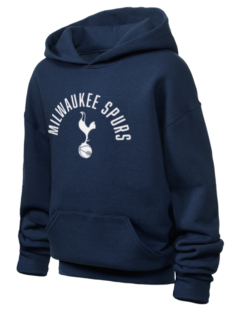 Arched Milwaukee Spurs Youth Hooded Sweatshirt | Swagsta