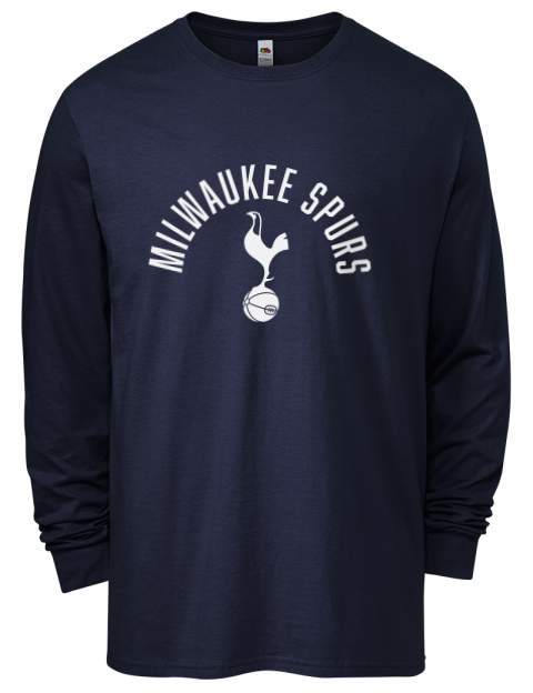 Arched Milwaukee Spurs Men's Long-Sleeve T-Shirt | Swagsta