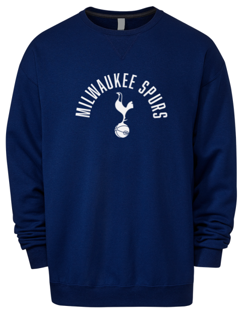 Arched Milwaukee Spurs Premium Unisex Crewneck Sweatshirt | Swagsta