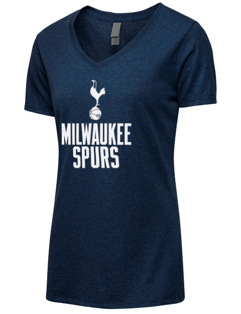Full Stack Milwaukee Spurs Premium Ladies V-Neck T-Shirt | Swagsta