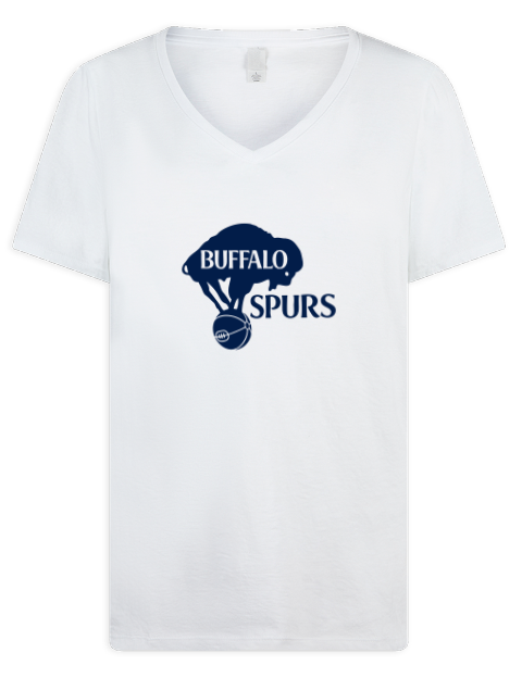 Local Club Buffalo Spurs Premium Ladies V-Neck T-Shirt | Swagsta