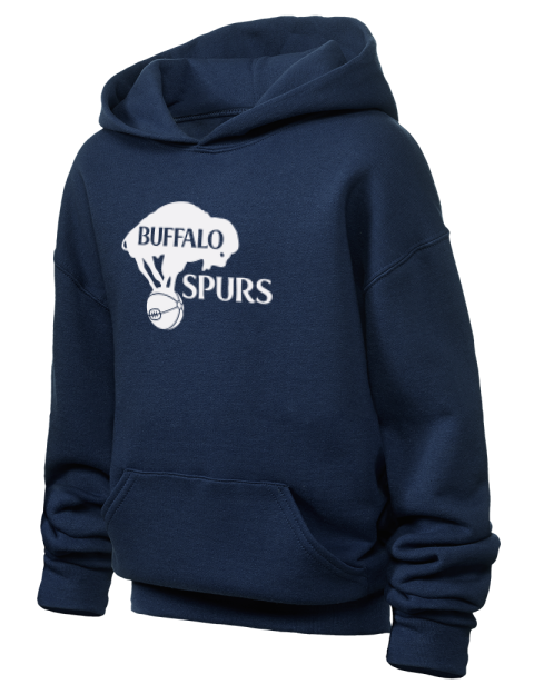 Club Design Buffalo Spurs Youth Hooded Sweatshirt | Swagsta