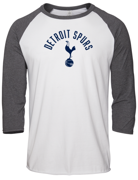 Classic Detroit Spurs Unisex Premium Three-Quarter Raglan T-Shirt | Swagsta