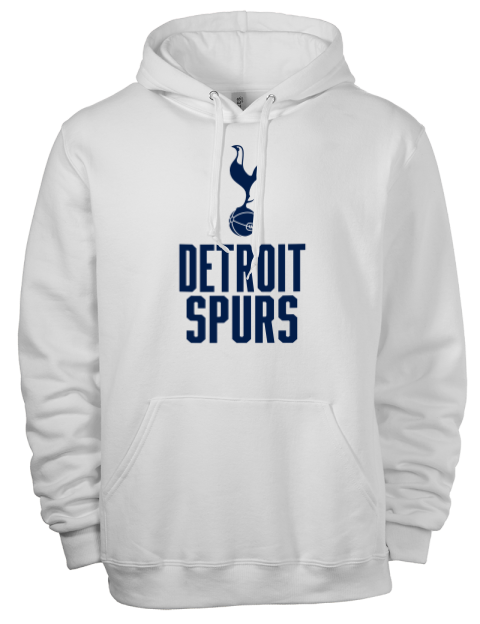 Stacked Detroit Spurs Eco Premium Unisex Hooded Sweatshirt | Swagsta