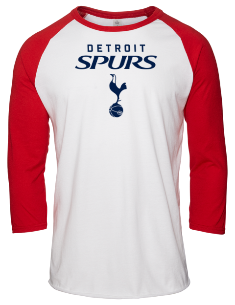 Classic Edition Detroit Spurs Unisex Premium Three-Quarter Raglan T-Shirt | Swagsta