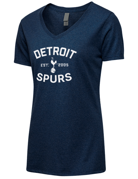 COYS Detroit Spurs Premium Ladies V-Neck T-Shirt | Swagsta