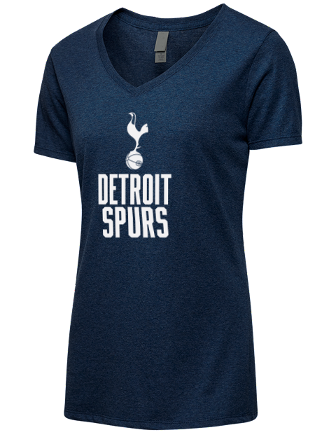 Full Stack Detroit Spurs Premium Ladies V-Neck T-Shirt | Swagsta