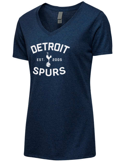COYS Detroit Spurs Premium Ladies V-Neck T-Shirt | Swagsta
