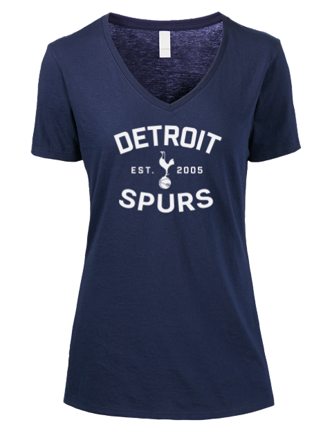 COYS Detroit Spurs Premium Ladies V-Neck T-Shirt | Swagsta