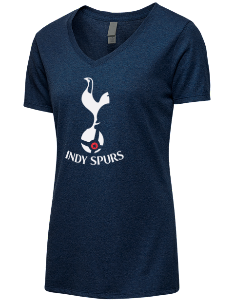 Local Club Indy Spurs Premium Ladies V-Neck T-Shirt | Swagsta