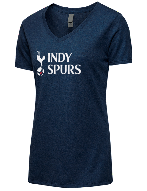 Custom Design Indy Spurs Premium Ladies V-Neck T-Shirt | Swagsta