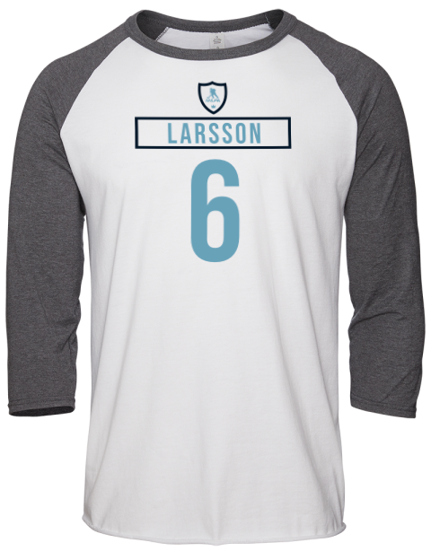 Home Jersey Adam Larsson Unisex Premium Three-Quarter Raglan T-Shirt | Swagsta