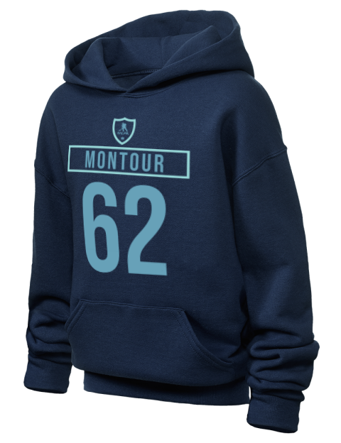 Away Jersey Brandon Montour Youth Hooded Sweatshirt | Swagsta