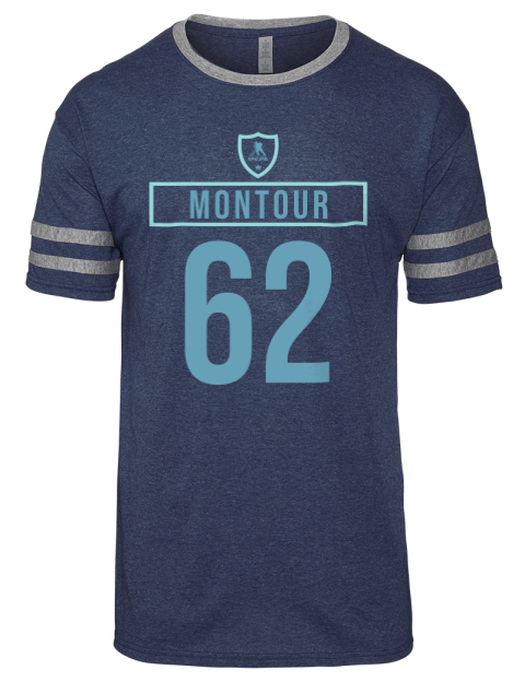 Away Jersey Brandon Montour Men's Tri-Blend T-Shirt | Swagsta
