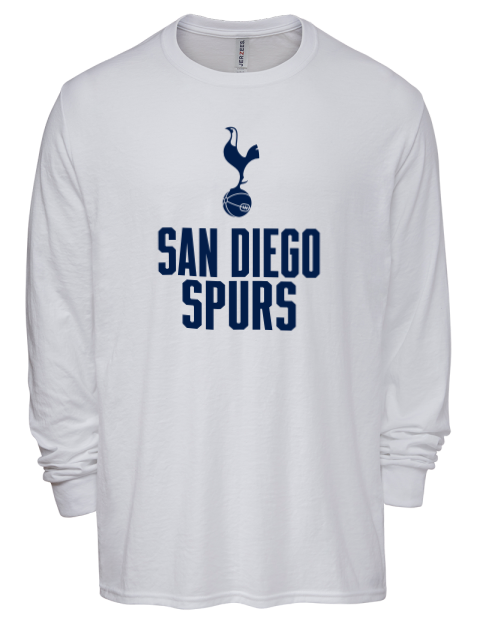 Stacked San Diego Spurs Men's Premium Blend Long Sleeve-T-Shirt | Swagsta