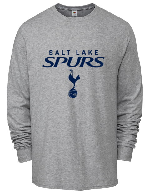 Stacked Salt Lake City Spurs Men's Long-Sleeve T-Shirt | Swagsta