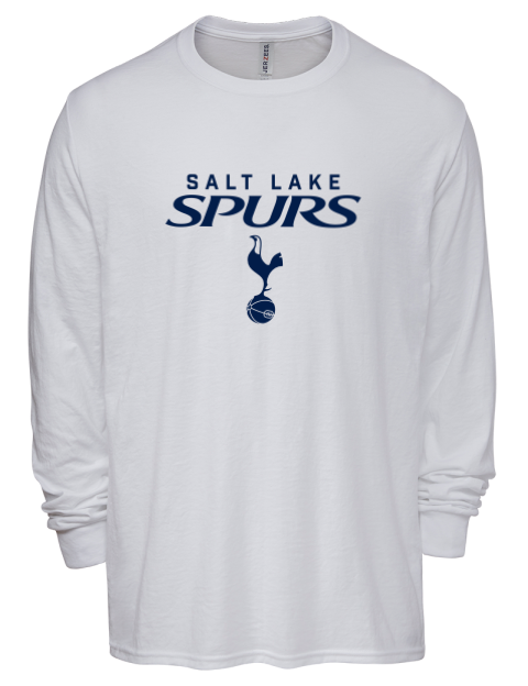 Stacked Salt Lake City Spurs Men's Premium Blend Long Sleeve-T-Shirt | Swagsta