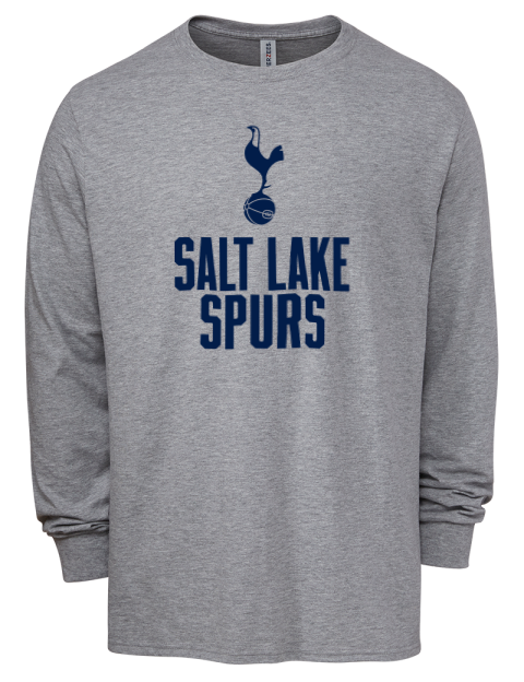 Stacked Salt Lake City Spurs Men's Premium Blend Long Sleeve-T-Shirt | Swagsta