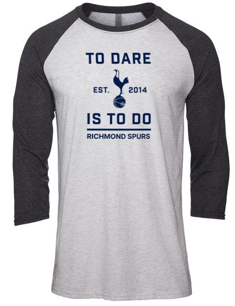 Richmond Spurs Unisex Premium Three-Quarter Raglan T-Shirt