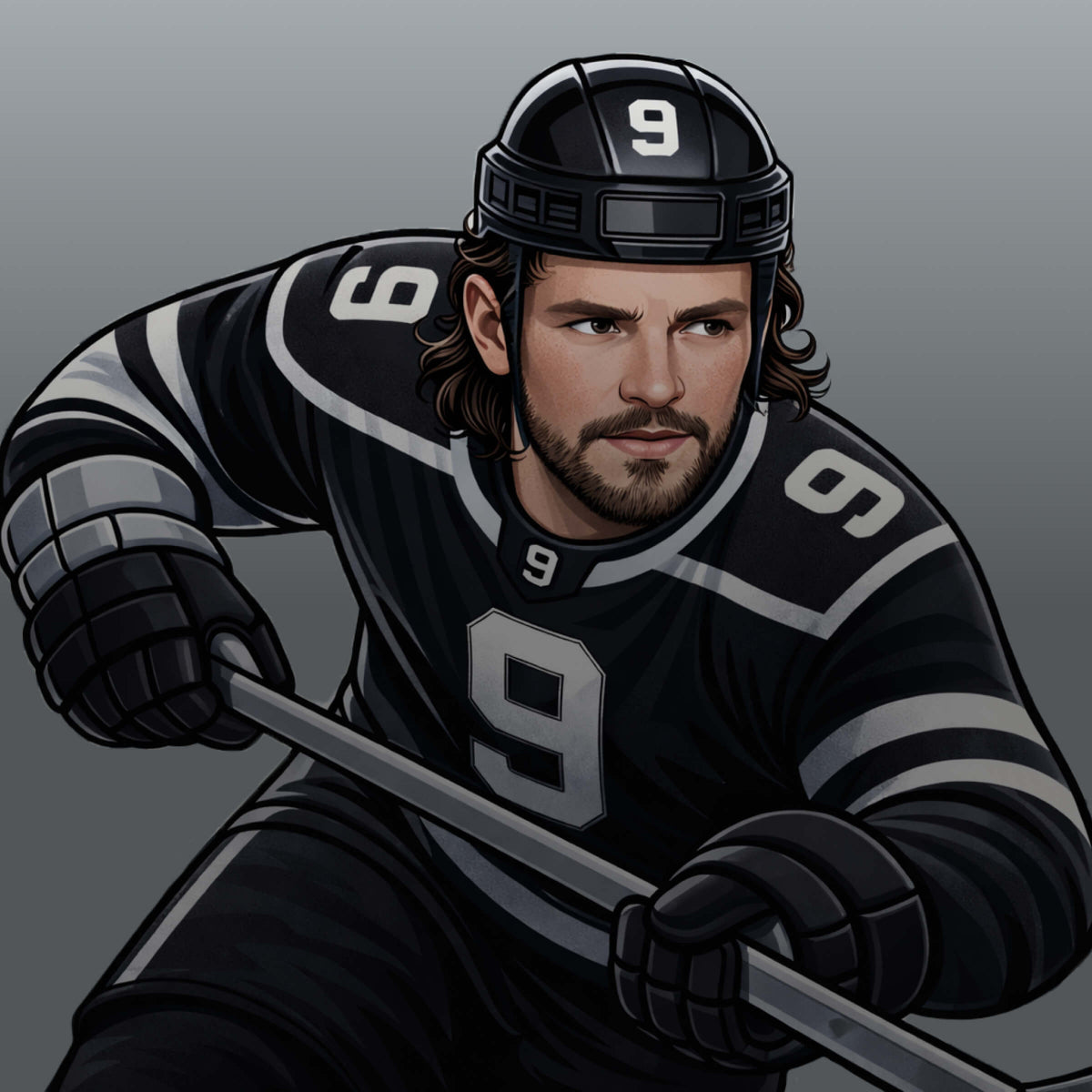 Adrian Kempe #9 apparel