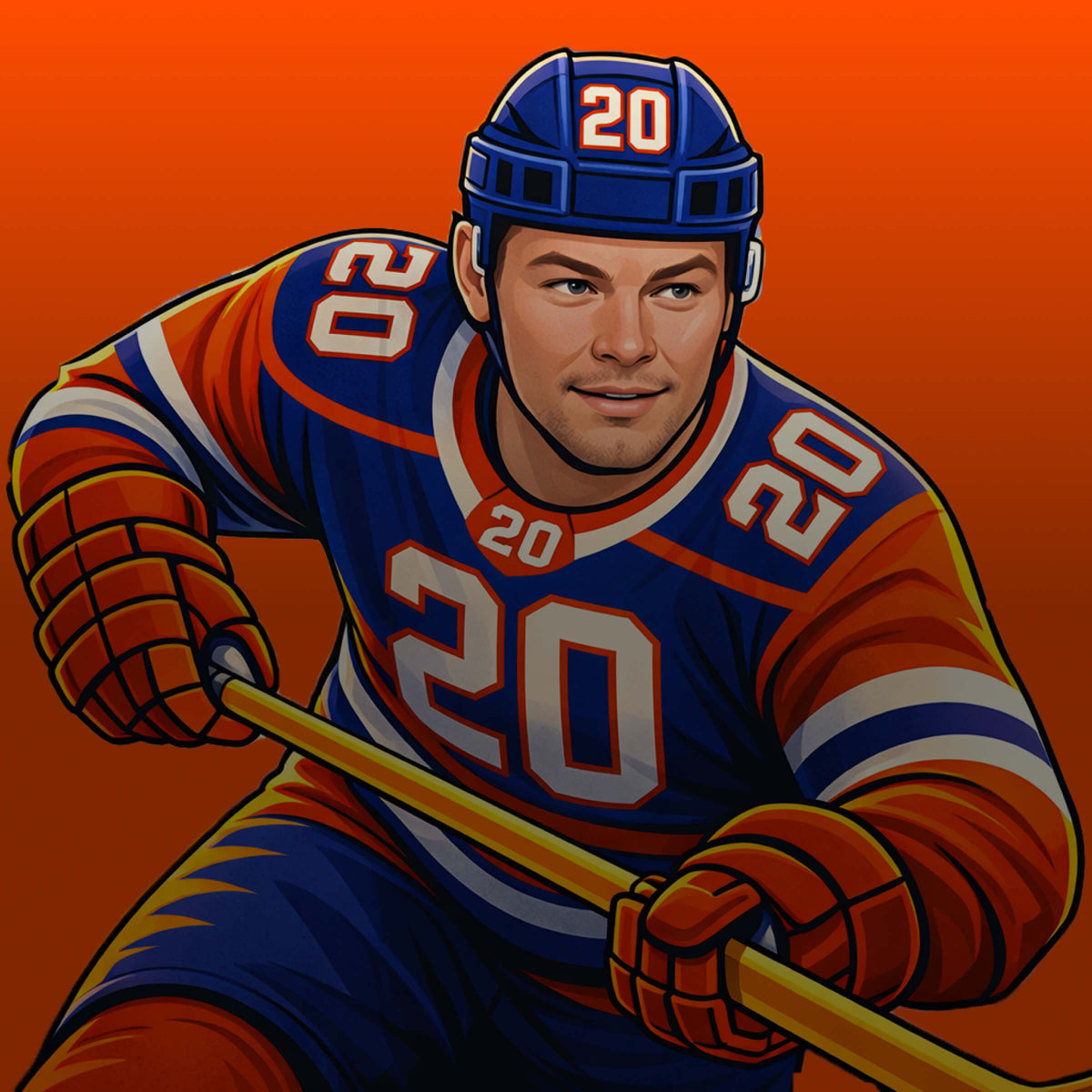 Curtis Lazar #20 apparel