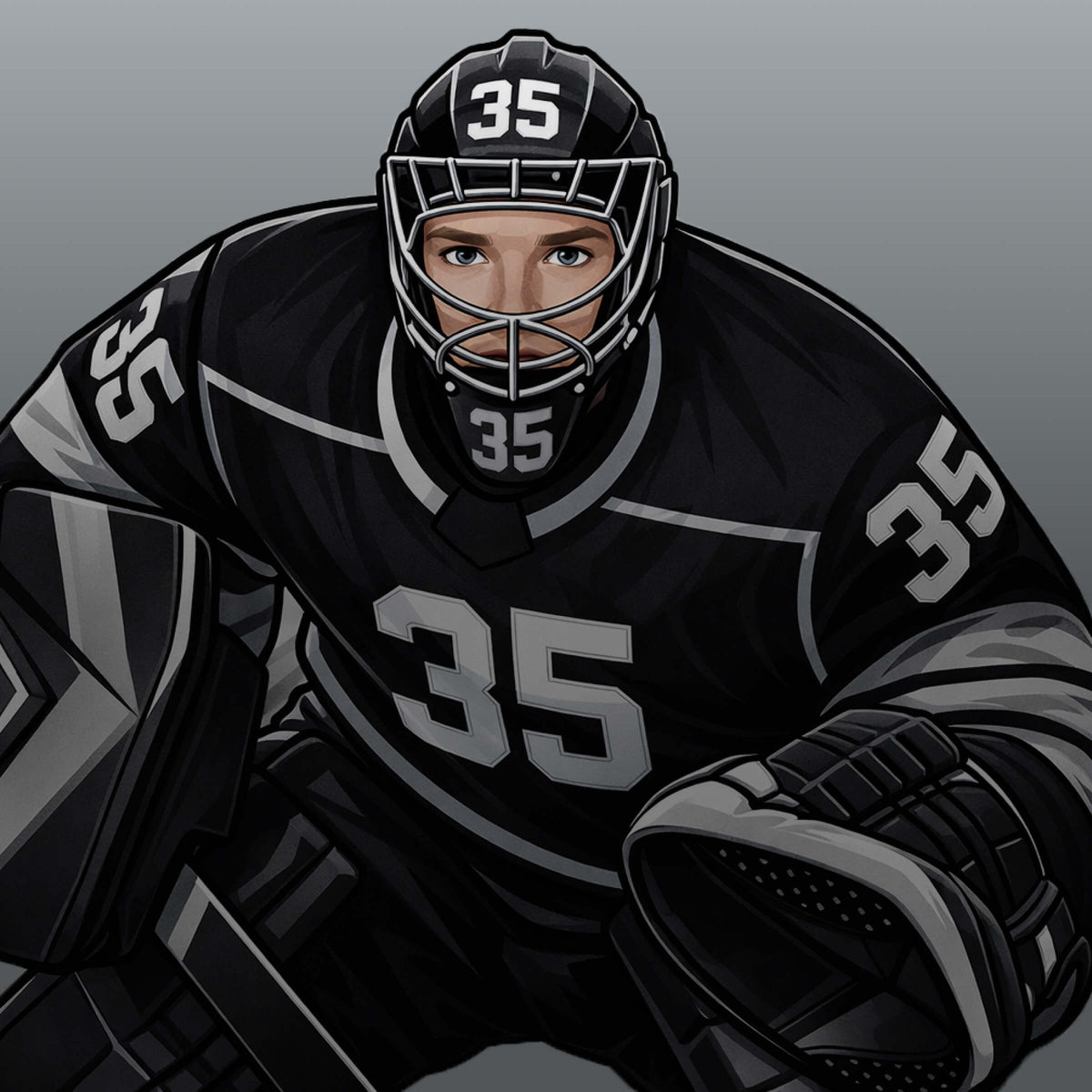 Darcy Kuemper #35 apparel
