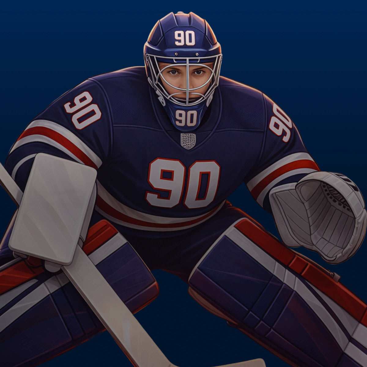 Elvis Merzlikins #90 apparel