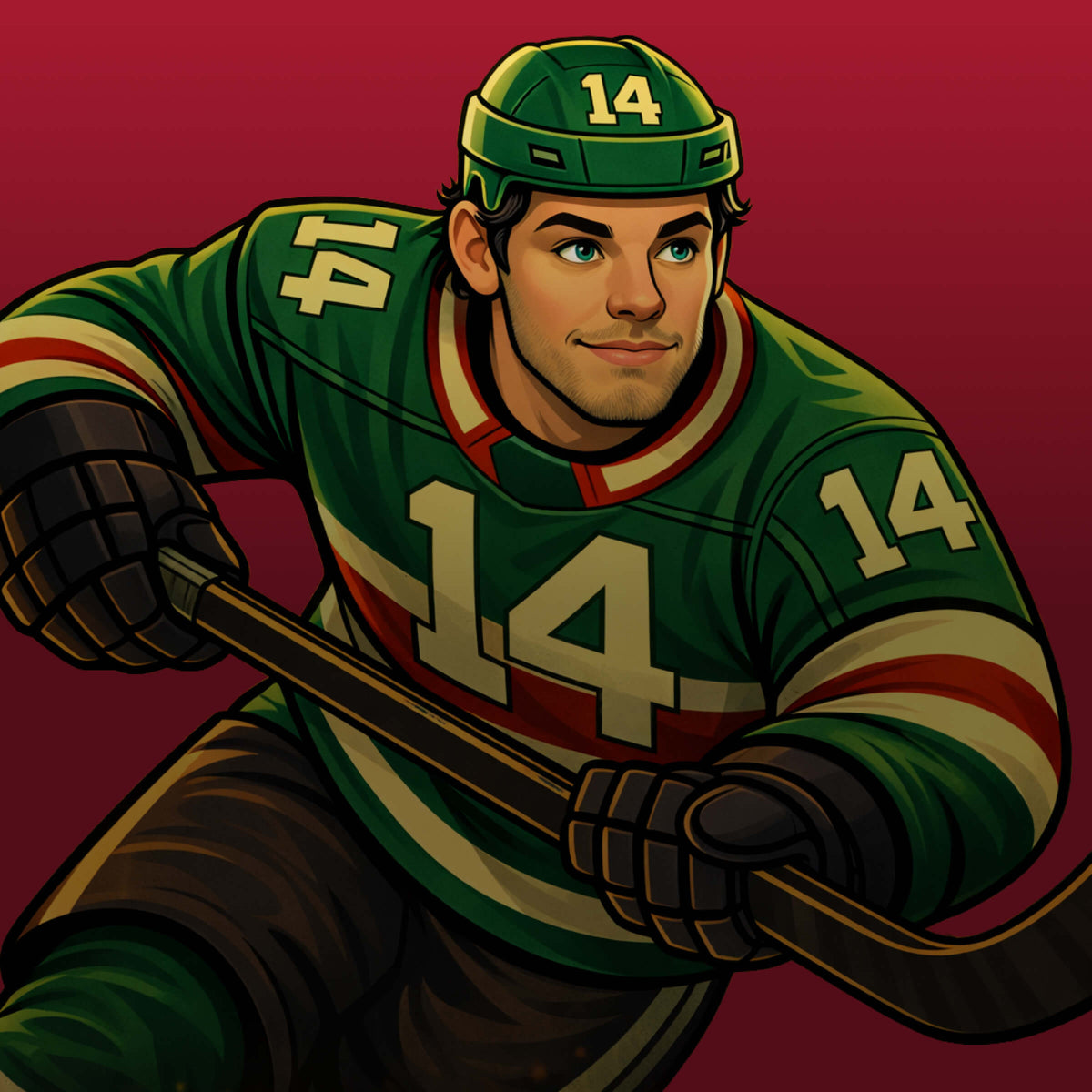 Joel Eriksson Ek #14 apparel