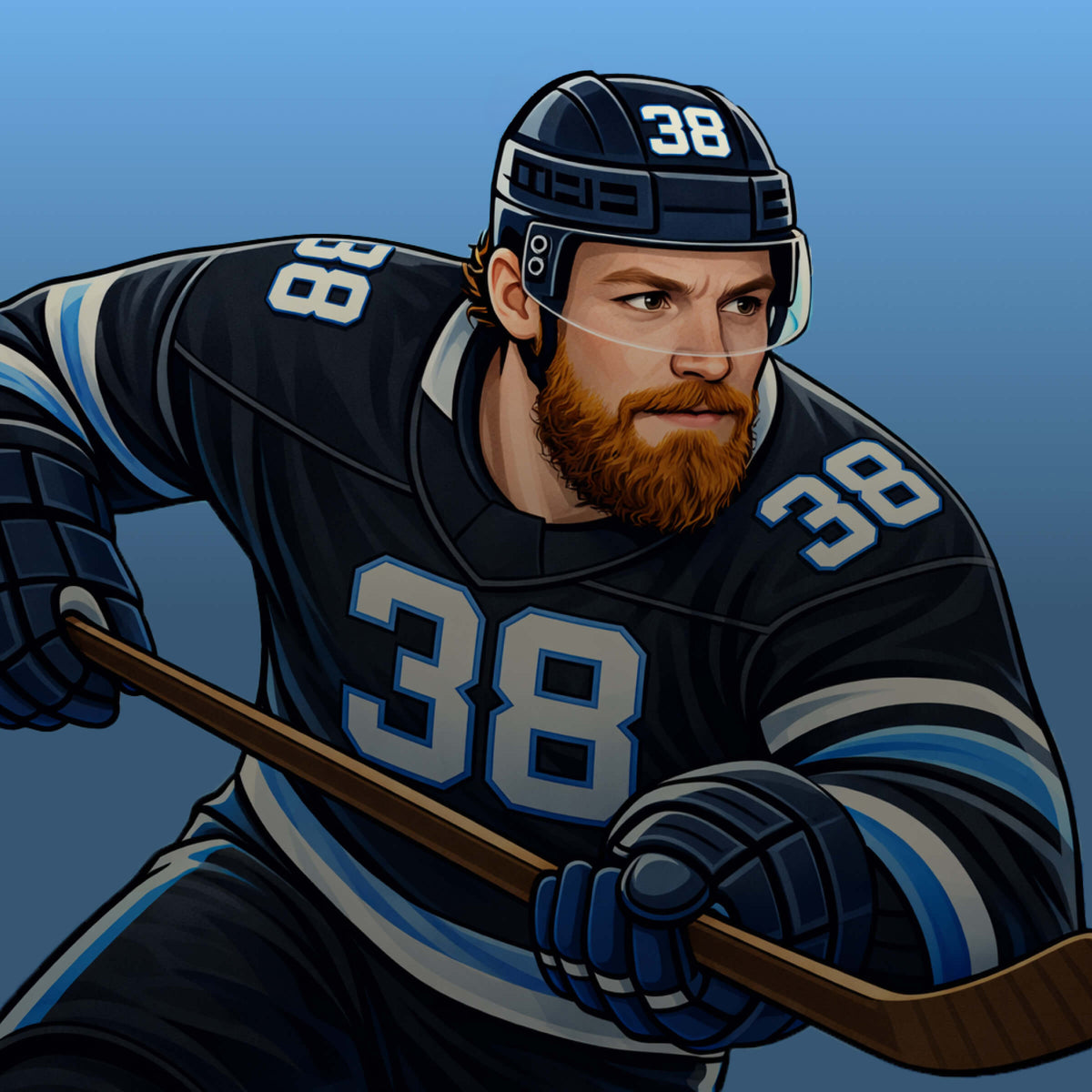 Liam O'Brien #38 apparel