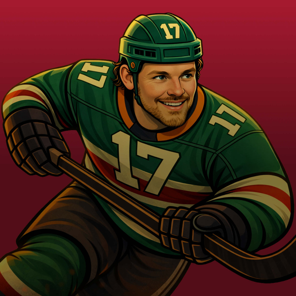 Marcus Foligno #17 apparel