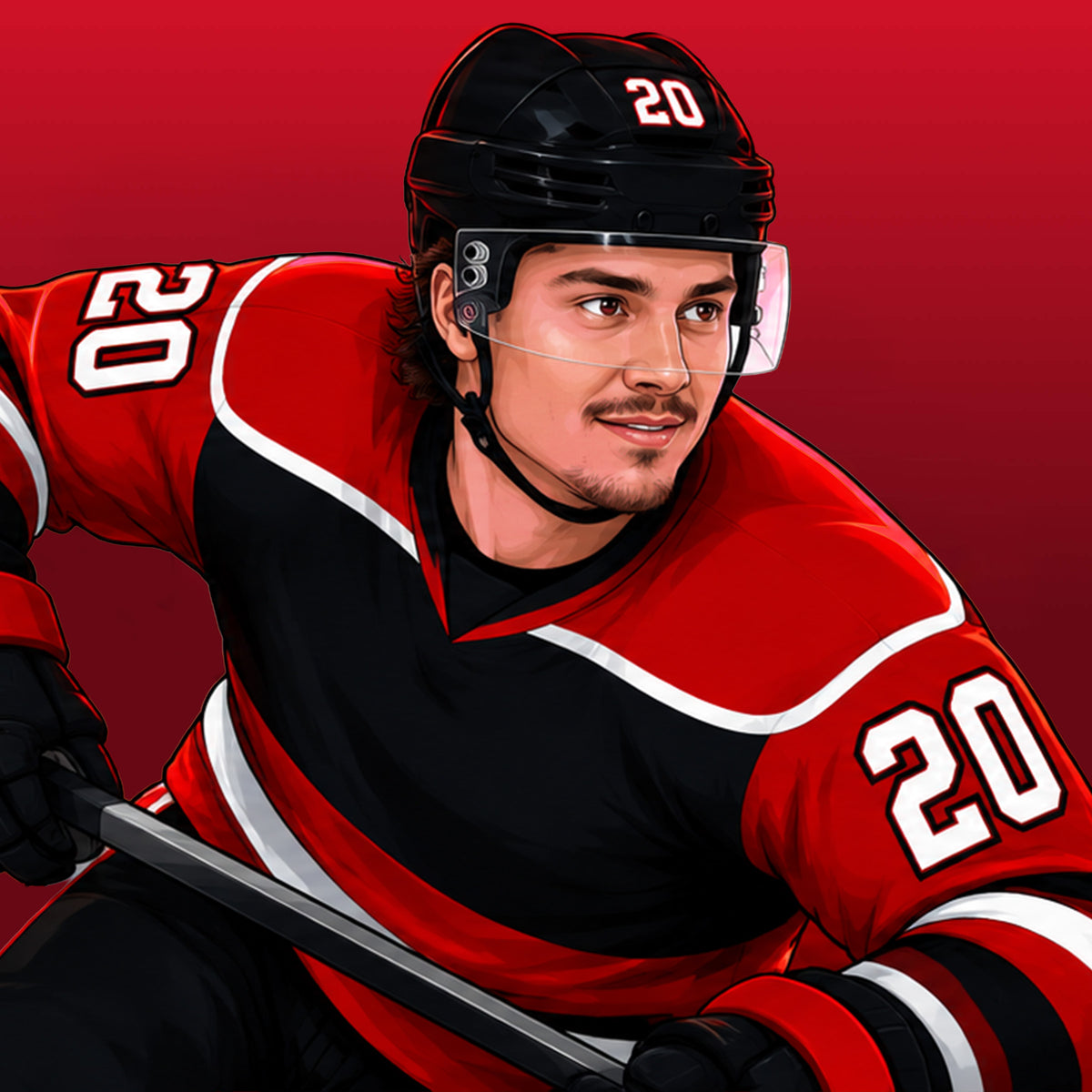Sebastian Aho #20 apparel