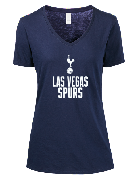 Las Vegas Spurs Premium Ladies V-Neck T-Shirt