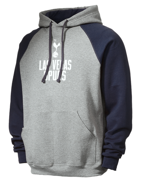 Las Vegas Spurs Colorblock Raglan Hooded Sweatshirt
